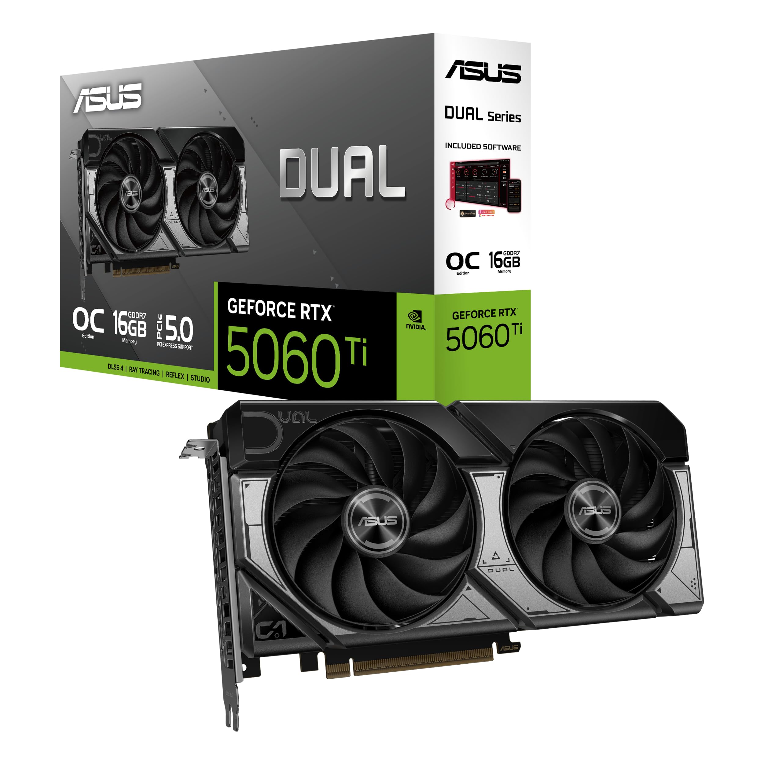 Amazon.com: ASUS Dual GeForce RTX™ 5060 Ti 16GB GDDR7 OC Edition