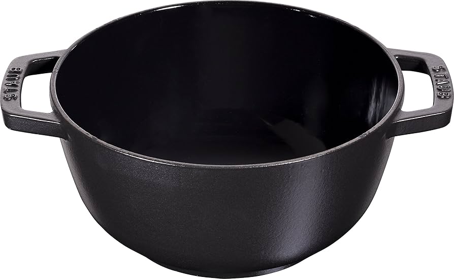 Amazon.co.jp: staub ストウブ 「 フォンデュセット ブラック 16cm