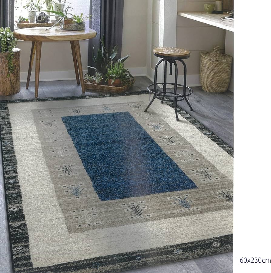 Amazon｜【正規品】 プレーベル(prevell) ヴォルテ ラグ ウィルトン