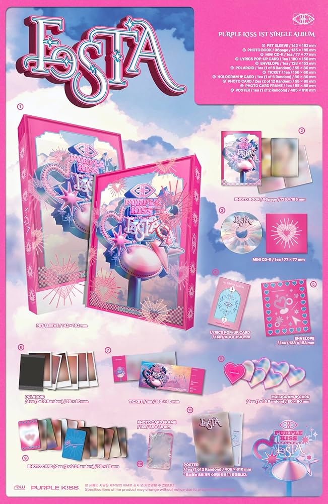 PURPLE KISS, GOEUN, DOSIE, IREH, YUKI - PURPLE KISS FESTA 1st