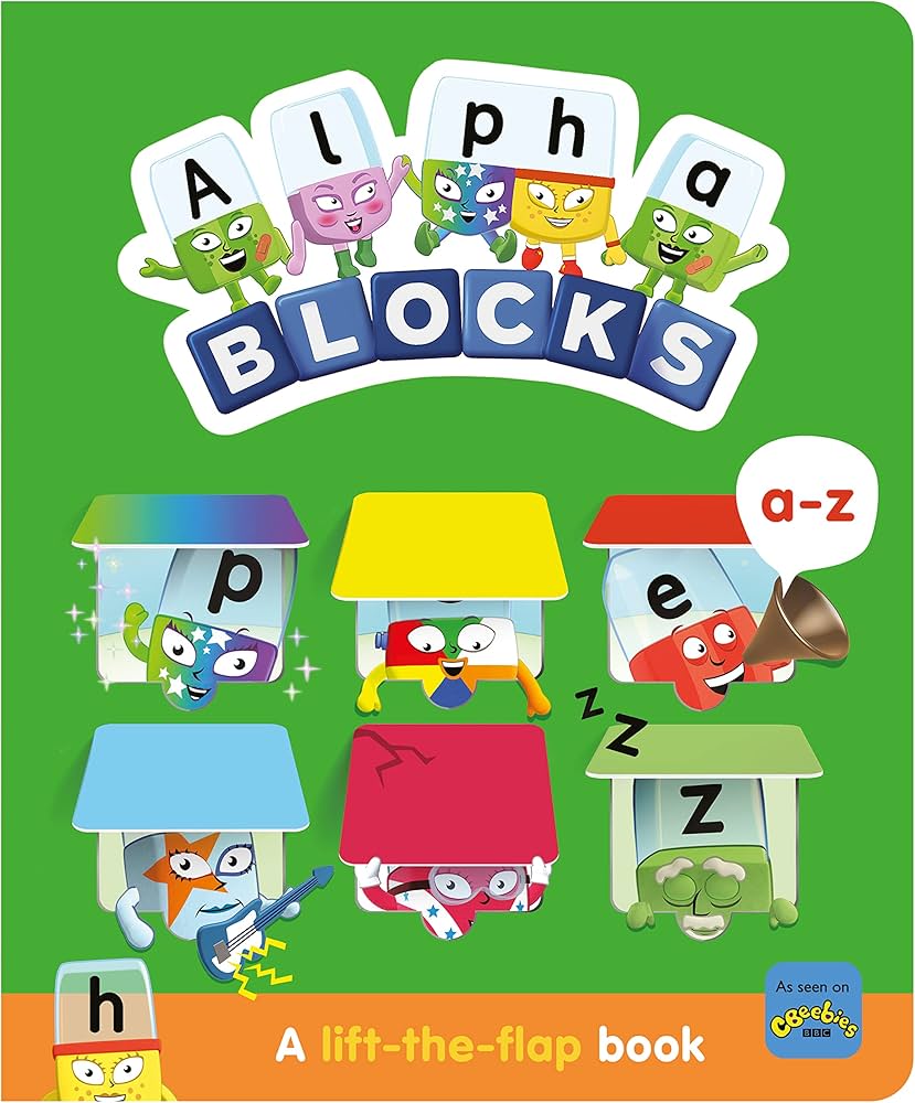 Amazon | Alphablocks A-Z: A Lift-the-Flap Book (Numberblocks Lift