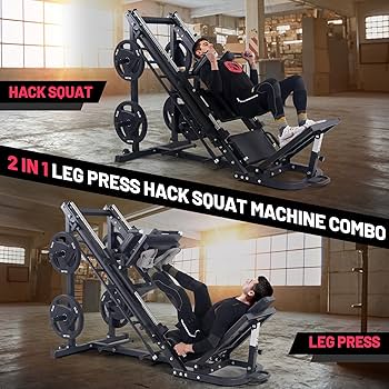 Amazon.co.jp: レッグプレスハックスクワットマシンコンボ、ホームジム
