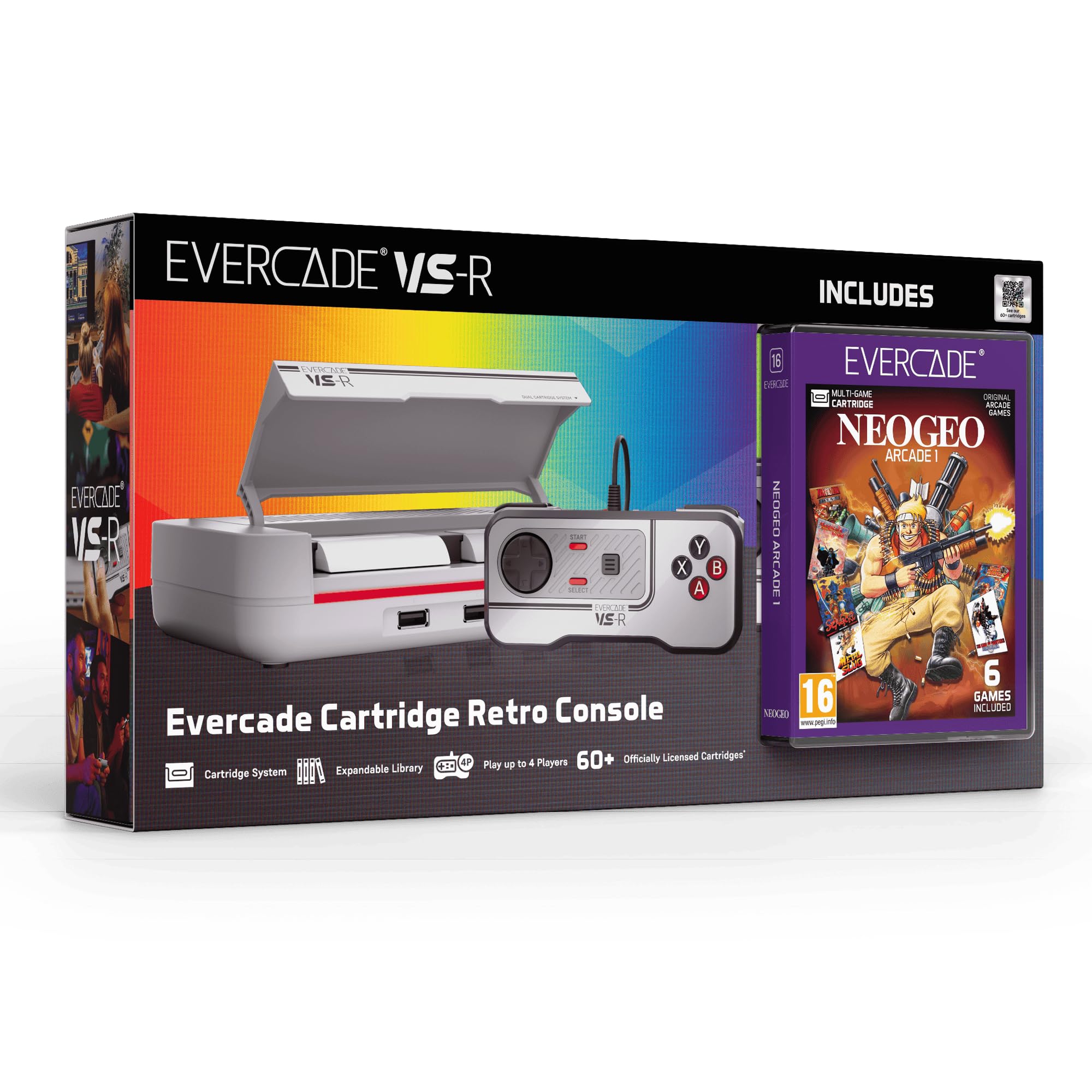 Blaze Entertainment Evercade VS-R and NEOGEO Arcade 1 : Amazon.co