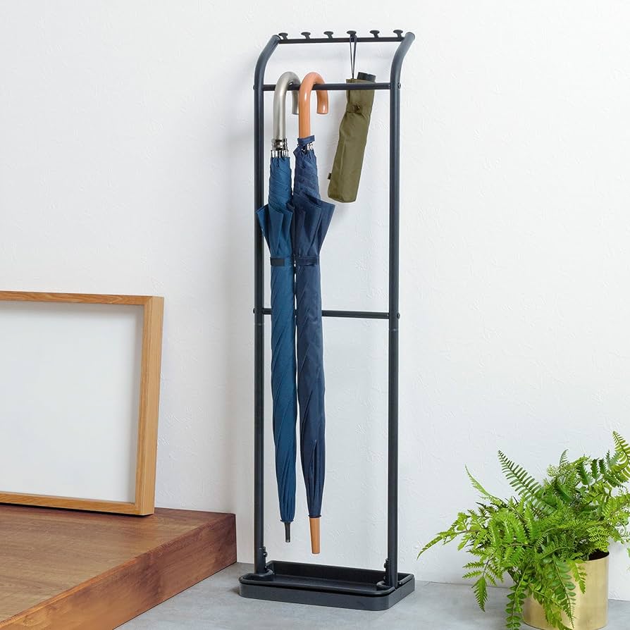 Amazon｜HEIAN SHINDO 傘立て アンブレラハンガー マットブラック 耐