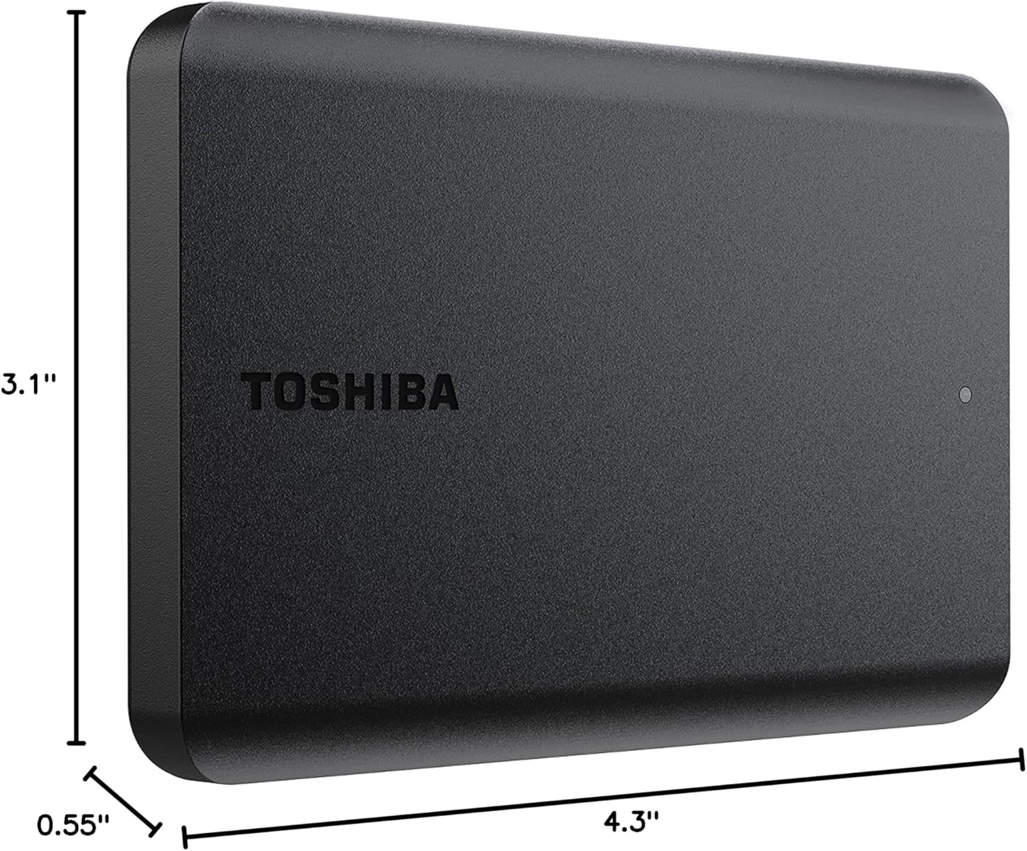 東芝 Canvio Basics 2TB ポータブル外付けハードドライブ USB 3.0 取扱