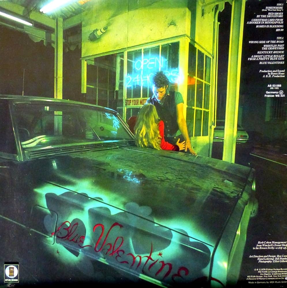 Amazon.com: Tom Waits: Blue Valentine [LP]: CDs & Vinyl