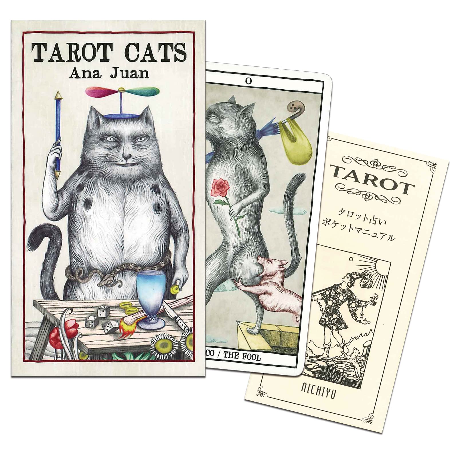 Amazon.co.jp: ニチユー(Nichiyu) タロットカード 78枚 ウェイト版