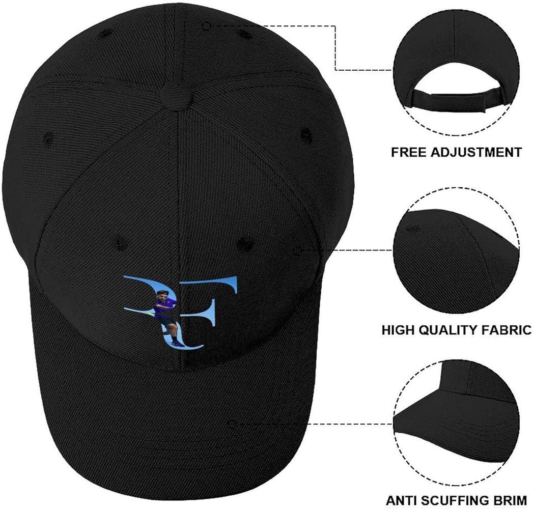 Amazon | テニス 王子 フェデラー RF ロゴ キャップ 帽子 無地 メンズ