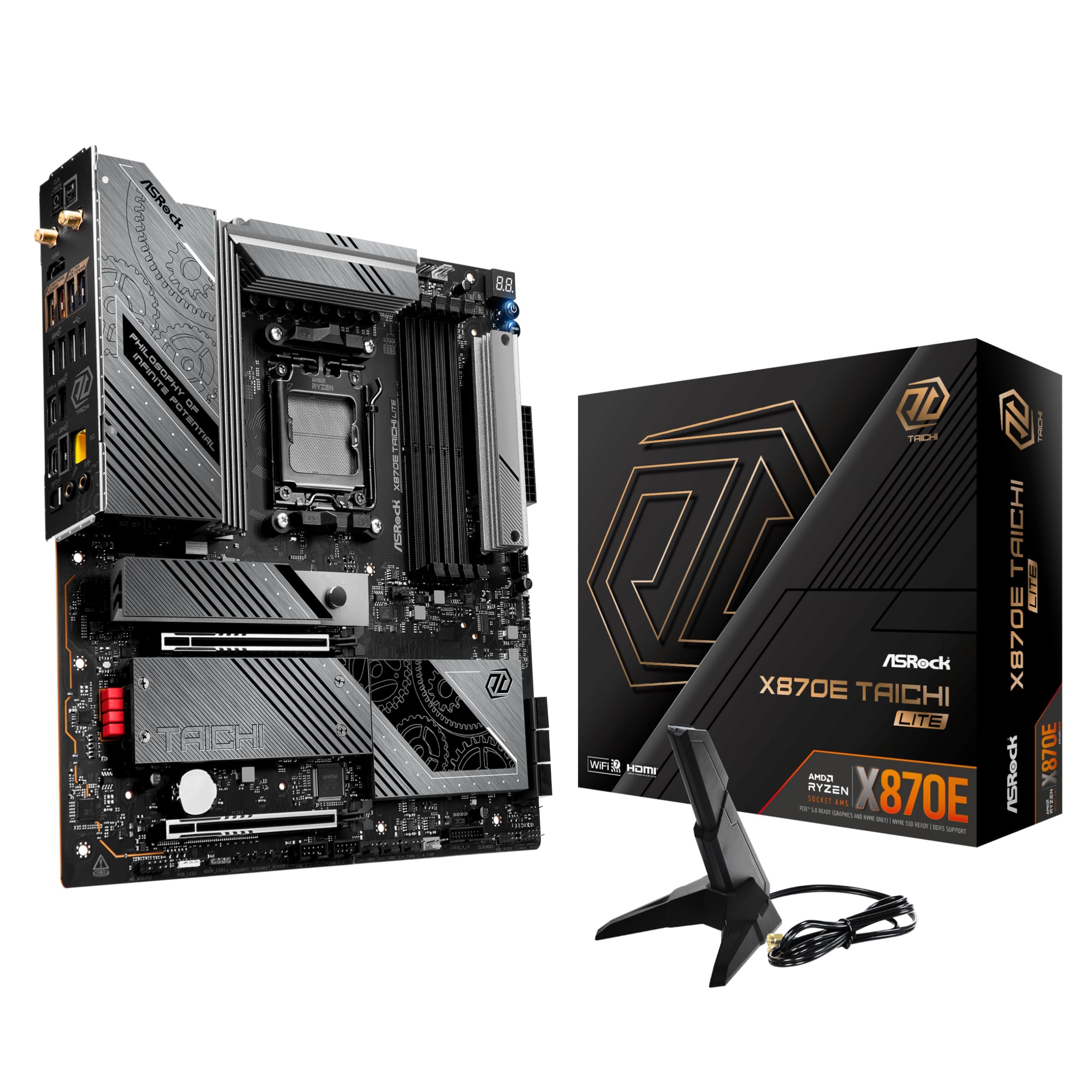 Amazon | ASRock マザーボード X870E Taichi Lite AMD Ryzen 9000