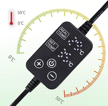 Amazon.co.jp: Bunmery 園芸用ヒーター コントローラー付き1個入 育苗