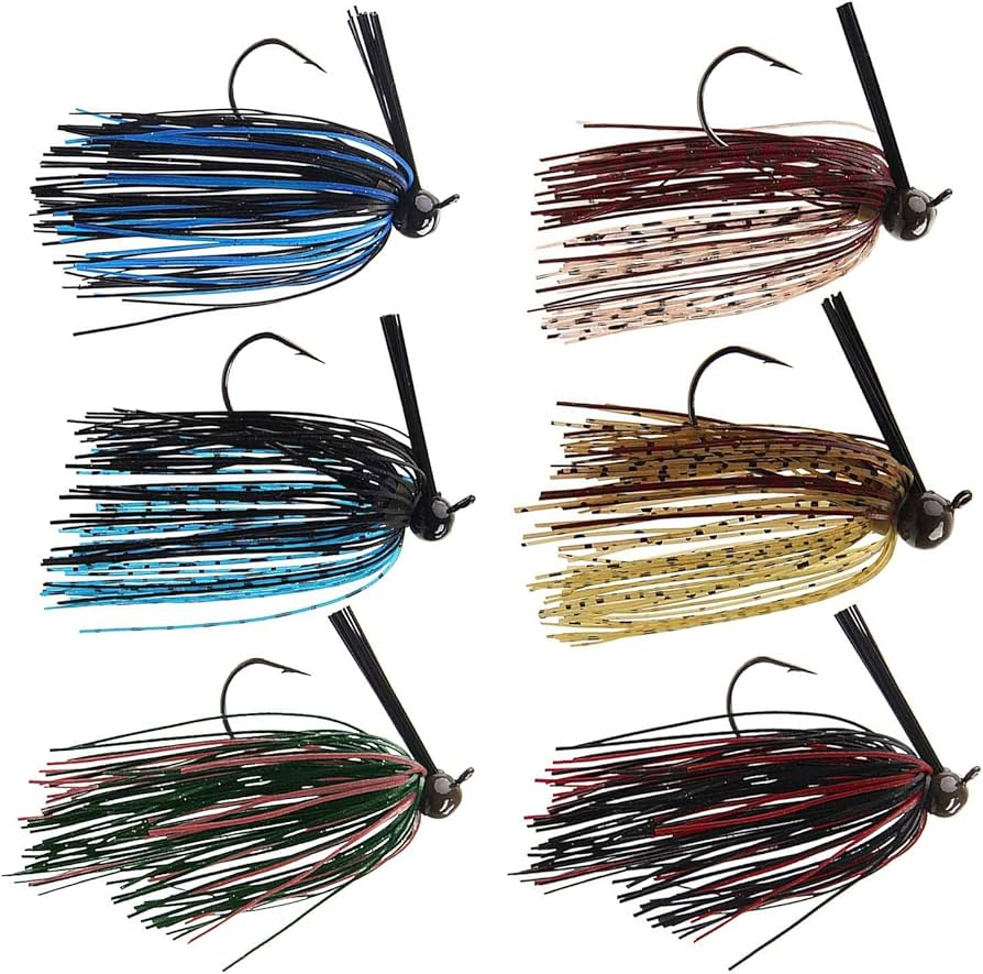 Amazon.co.jp: VTEERY(みさ) ラバージグ バス釣り ラバージグセット