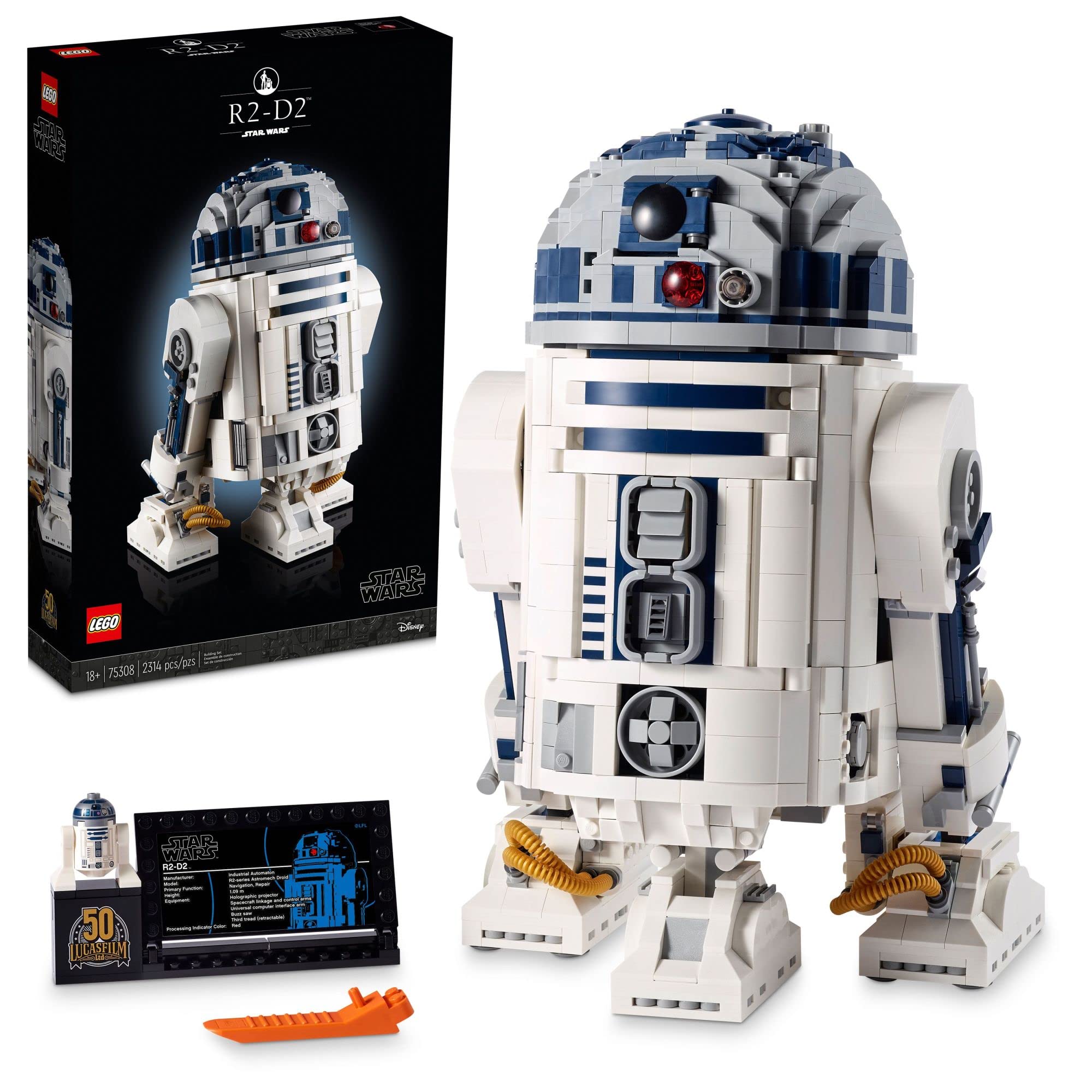 Amazon.co.jp: 75308 LEGO® Star Wars™ R2-D2™; Kit de Construção