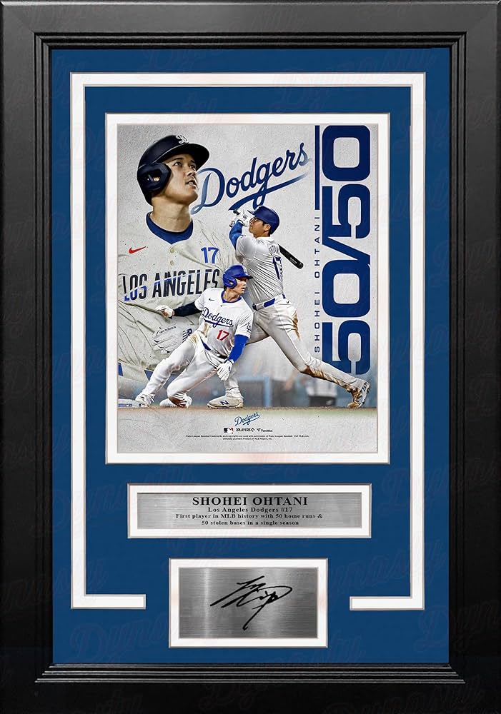 Shohei Ohtani 50-50 Season Record Los Angeles Dodgers 8