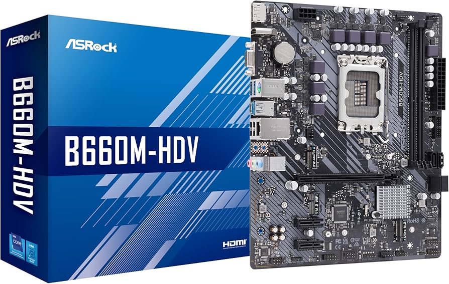 Amazon.com: ASRock B660M MicroATX Motherboard B660M-HDV Intel B660