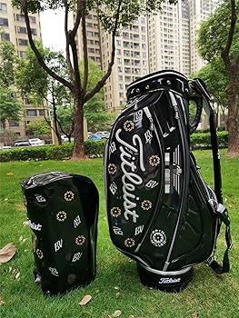 Amazon | LEMMAN キャディバッグ PUレザー スポーツゴルフバッグ