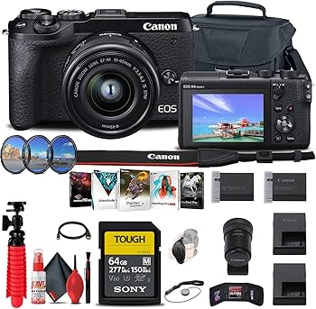 Amazon.com : Canon EOS M6 Mark II Mirrorless Digital Camera with