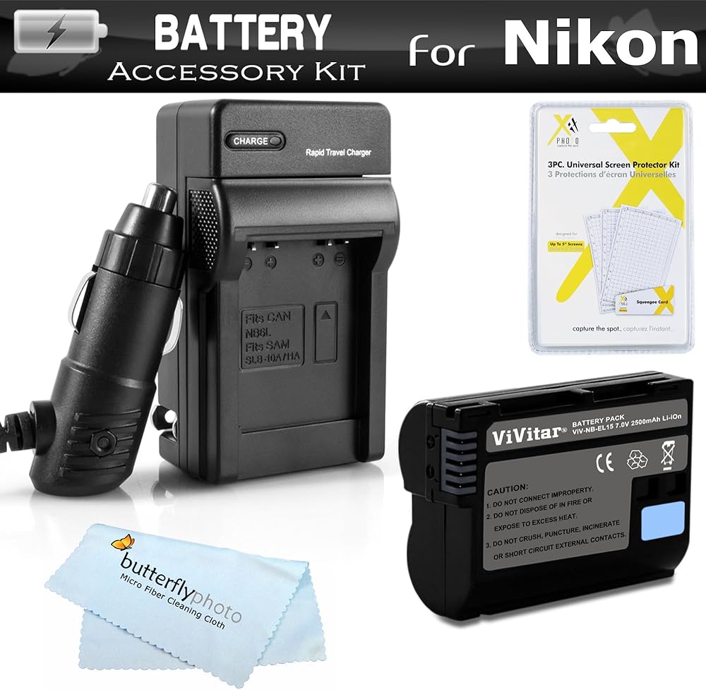 Buy Battery And Charger Kit For Nikon D7100 D7000 D600 D800 D800E