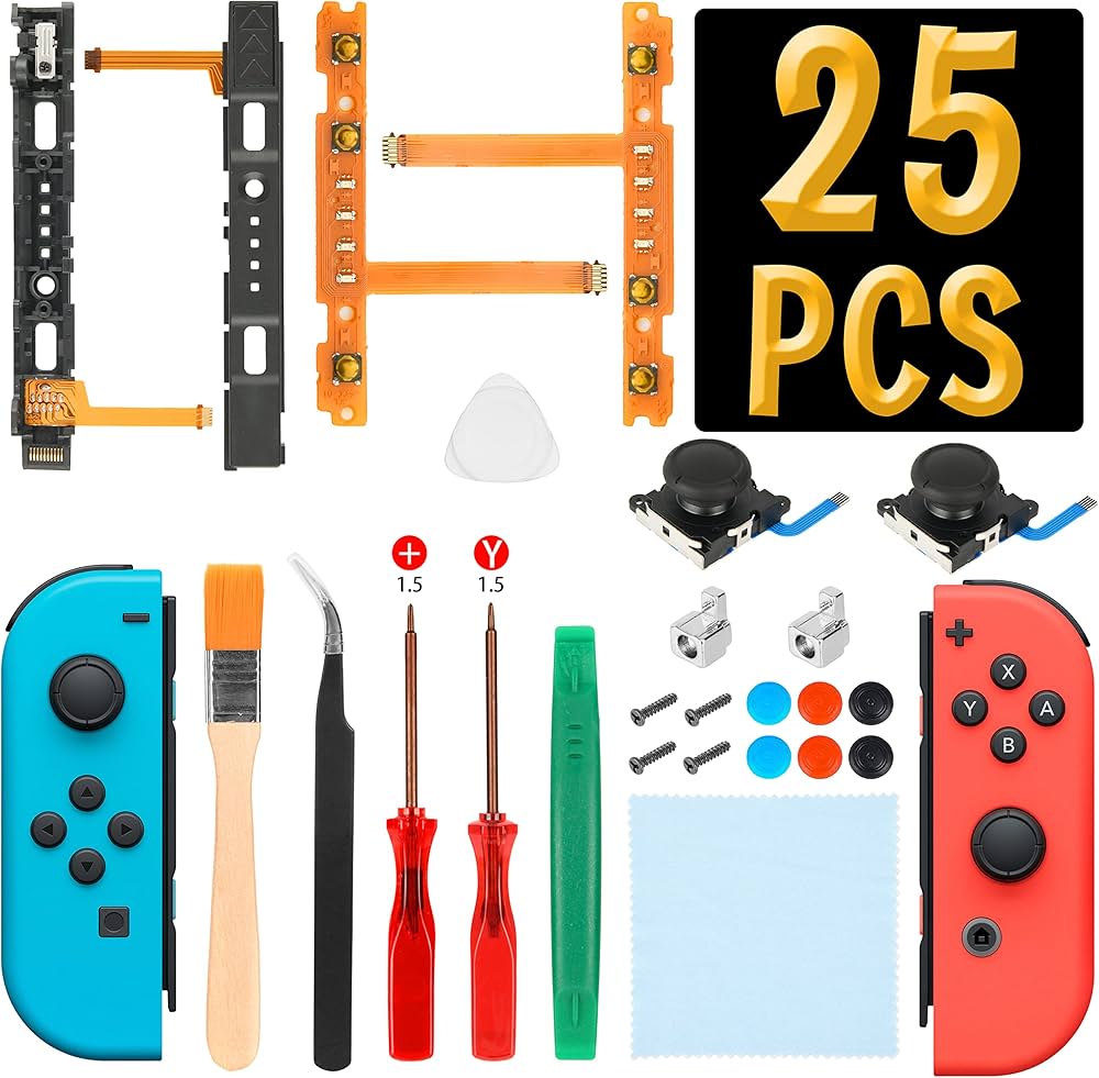 Amazon.co.jp: L'QECTED製 switch コントローラー 修理キット NS Joy