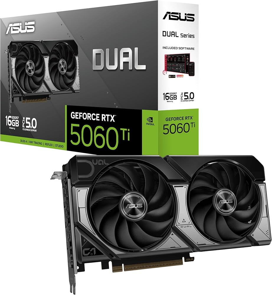 Amazon | ASUS NVIDIA GeForce RTX 5060 Ti ビデオカード GDDR7 PCI