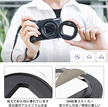 Amazon | JJC レンズキャップ フィルターアダプター キット Canon