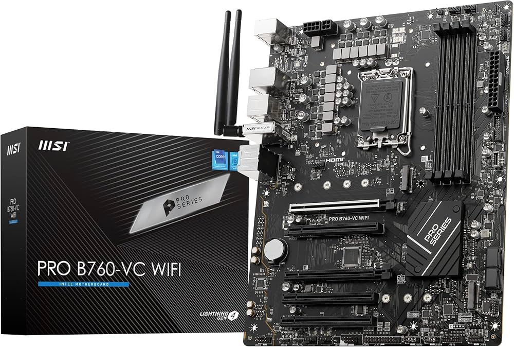 Amazon | MSI PRO B760-VC WiFi ProSeries マザーボード (第12/13/14