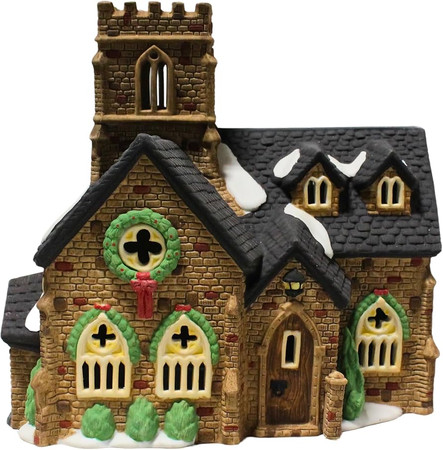 Amazon.com: Dept 56 Lighted Knottinghill Church (#55824, Heritage
