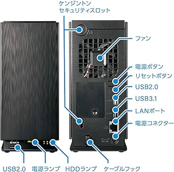 Amazon.co.jp: アイ・オー・データ NAS 16TB デュアルコアCPU 2.5GbE