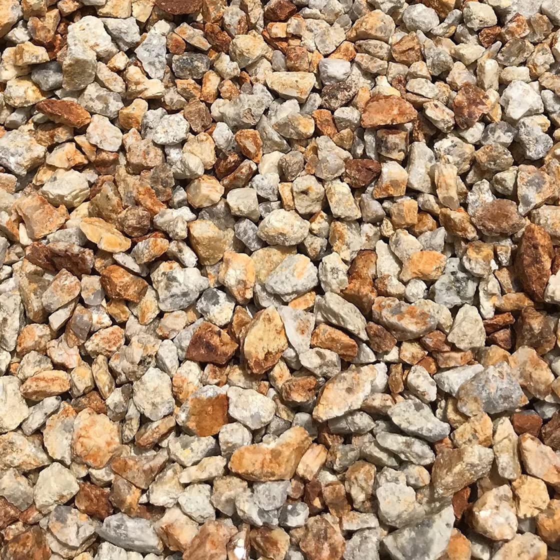Amazon.co.jp: 砂利 錆 御影 小粒 小石 敷石 庭石 和風 黄色 サビ