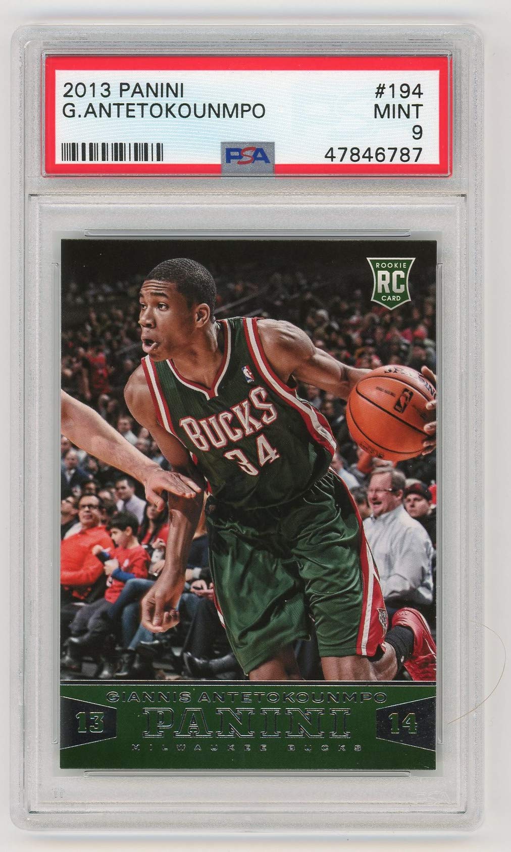 Amazon.com: Giannis Antetokounmpo 2013 Panini Basketball Rookie