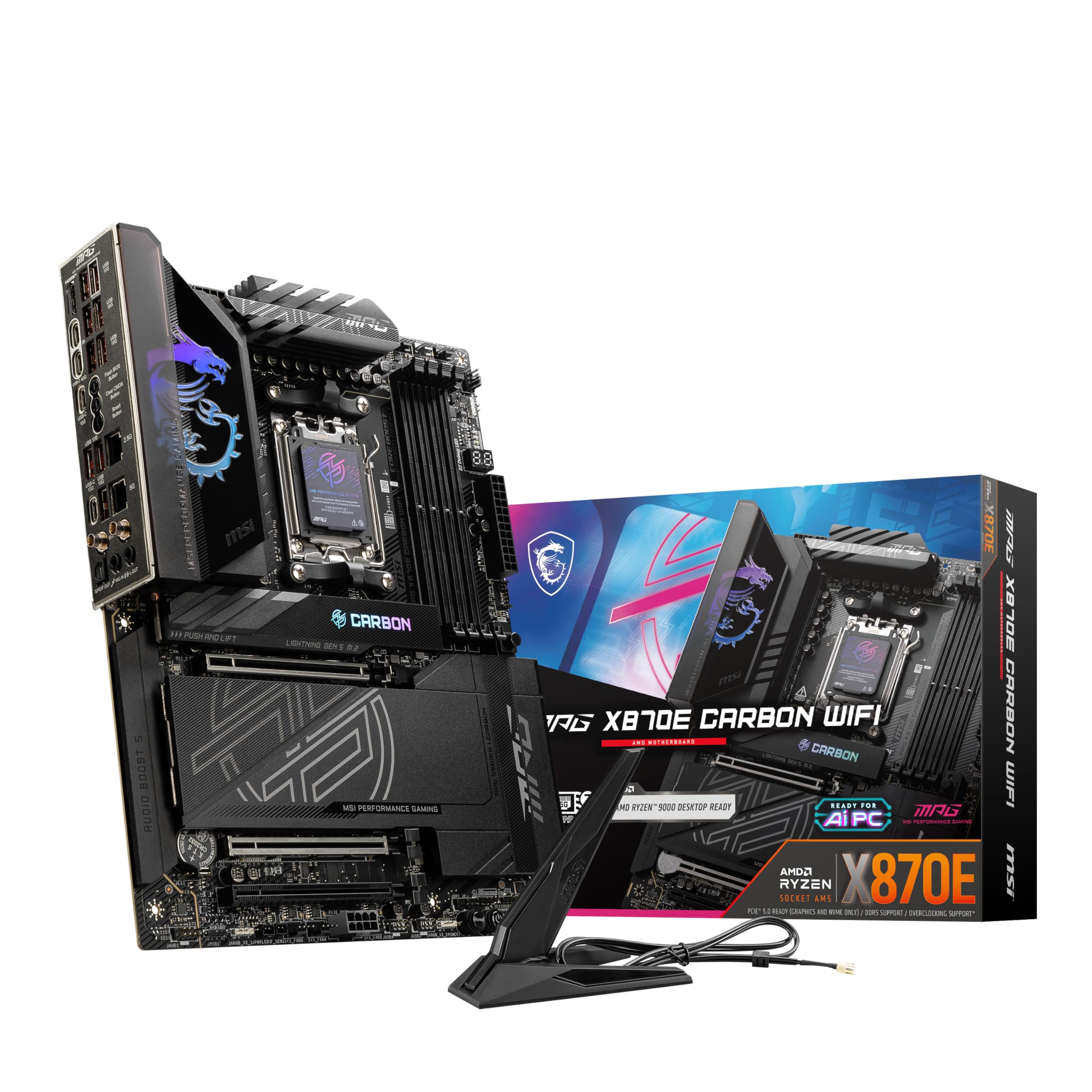 Amazon.com: MSI MPG X870E Carbon WiFi Gaming Motherboard (AMD