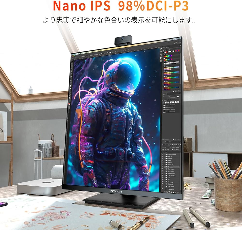 Amazon.co.jp: INNOCN 28インチ モニター WQHD ヂュエルモニター 16:18