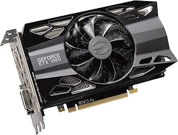 EVGA GeForce GTX 1660 XC Black Gaming, 6GB GDDR5, HDB Fan, 06G-P4