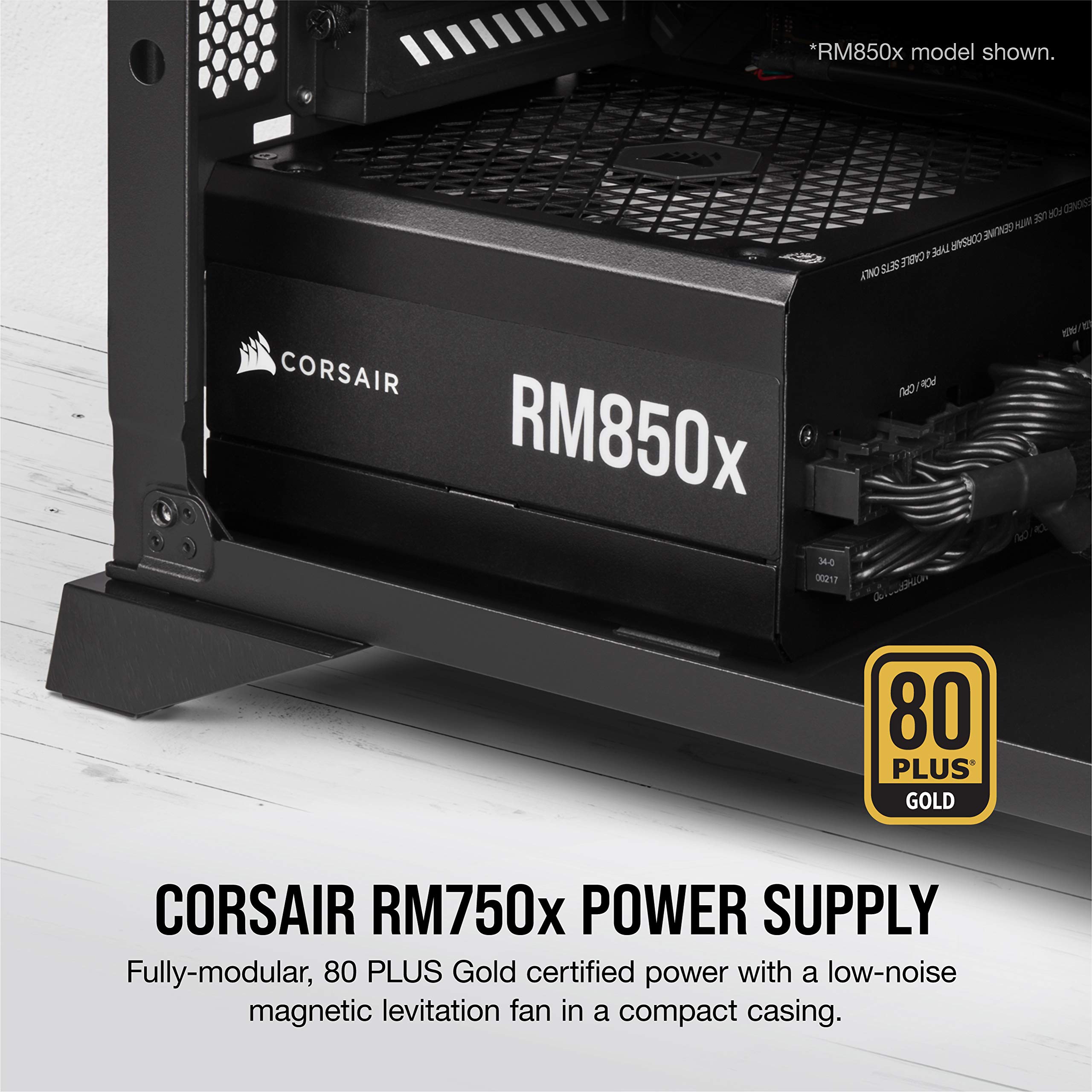 Amazon | Corsair RM750x PC電源ユニット 750W 80PLUS Gold認証 フル