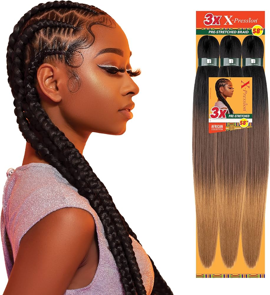 Amazon.com : Sensationnel Xpression prestretched braiding hair