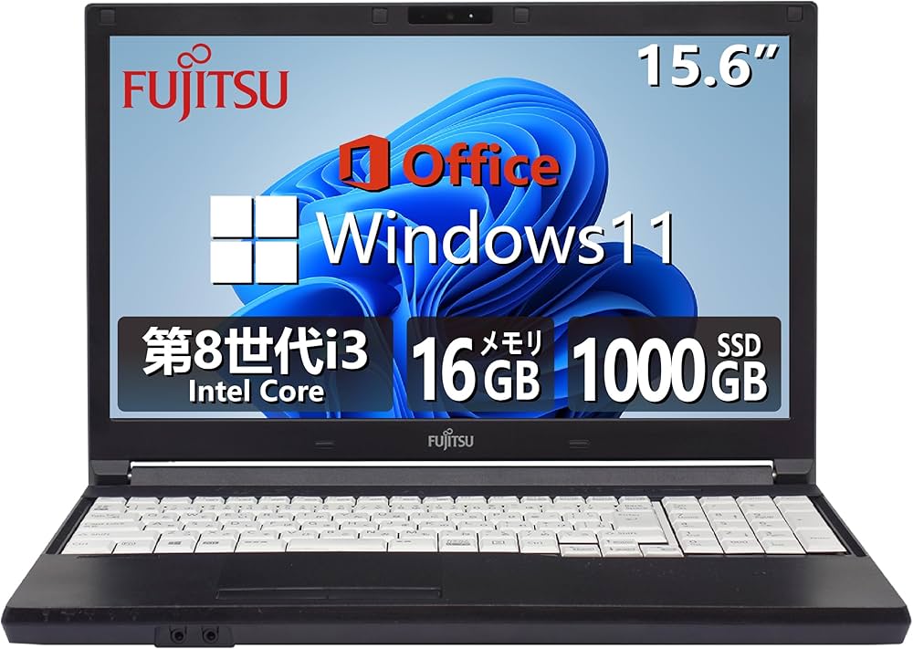 Amazon.co.jp: 【整備済み品】 【第8世代CPU搭載】FUJITSU ノート