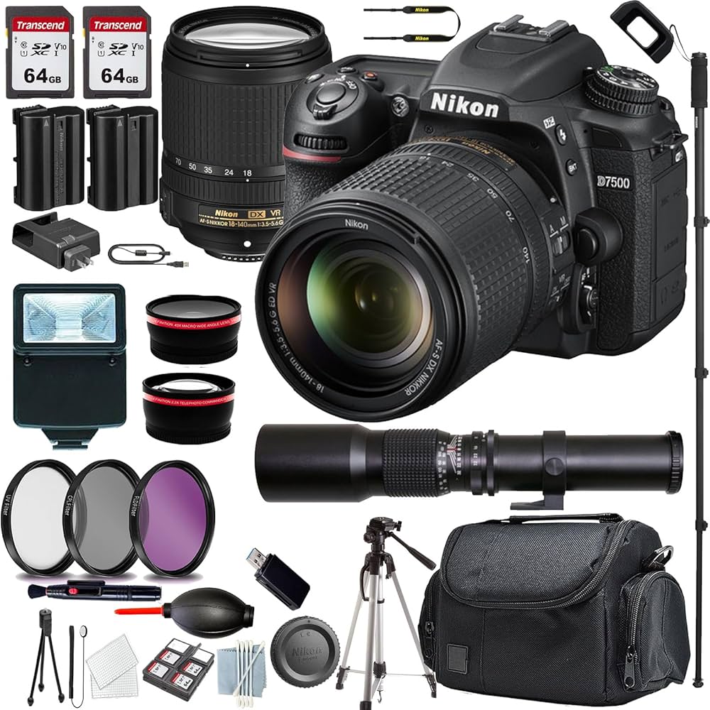 Amazon | Nikon D7500 デジタル一眼レフカメラ (1582) 18-140mmレンズ+