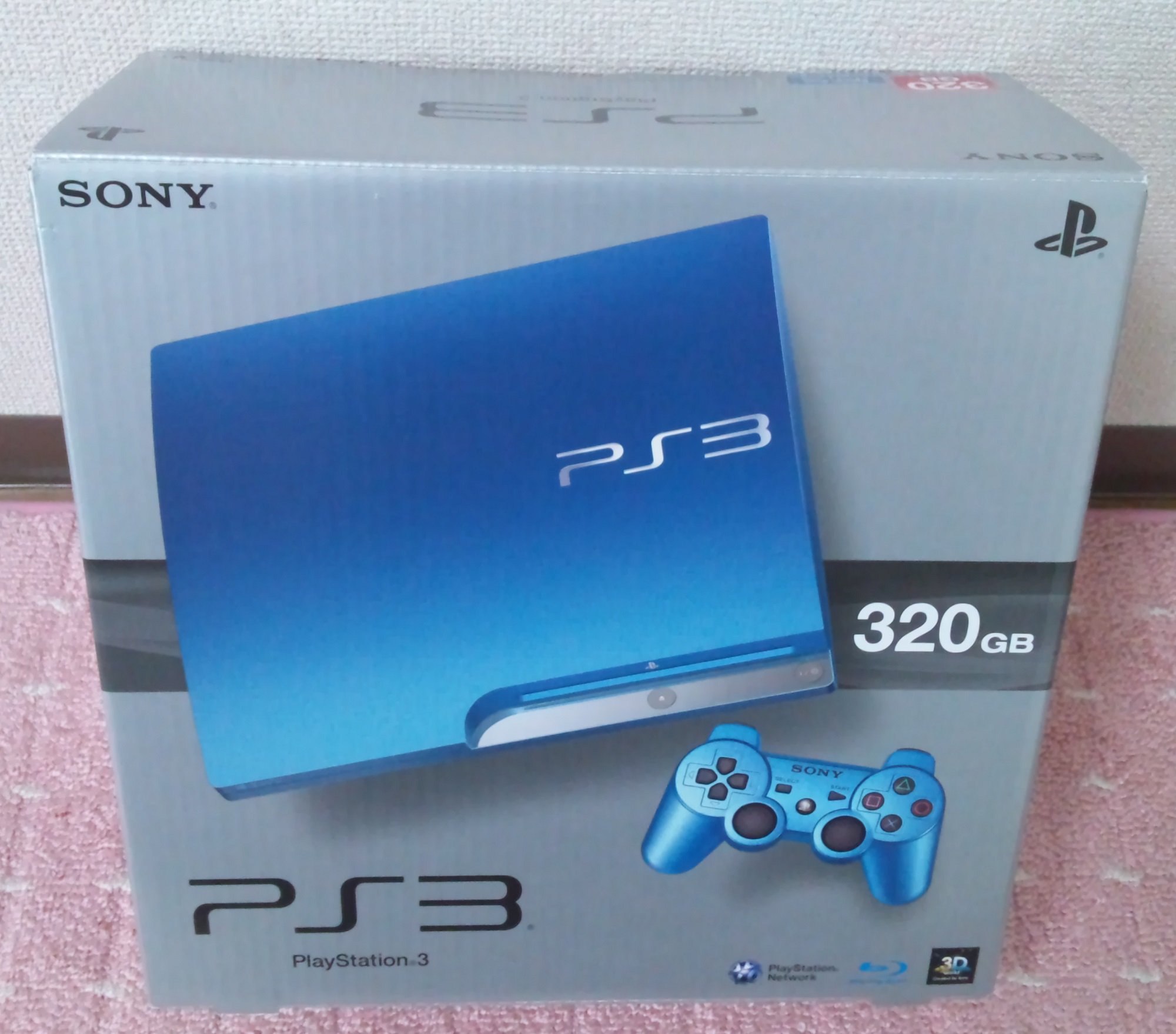 Amazon | PlayStation 3 (320GB) スプラッシュ・ブルー (CECH-3000BSB