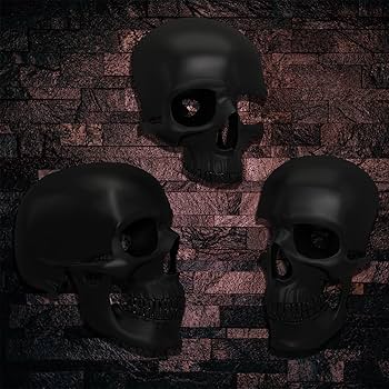 Amazon.co.jp: Dayiabc スカル壁掛け像 ゴシック装飾用 スカル装飾