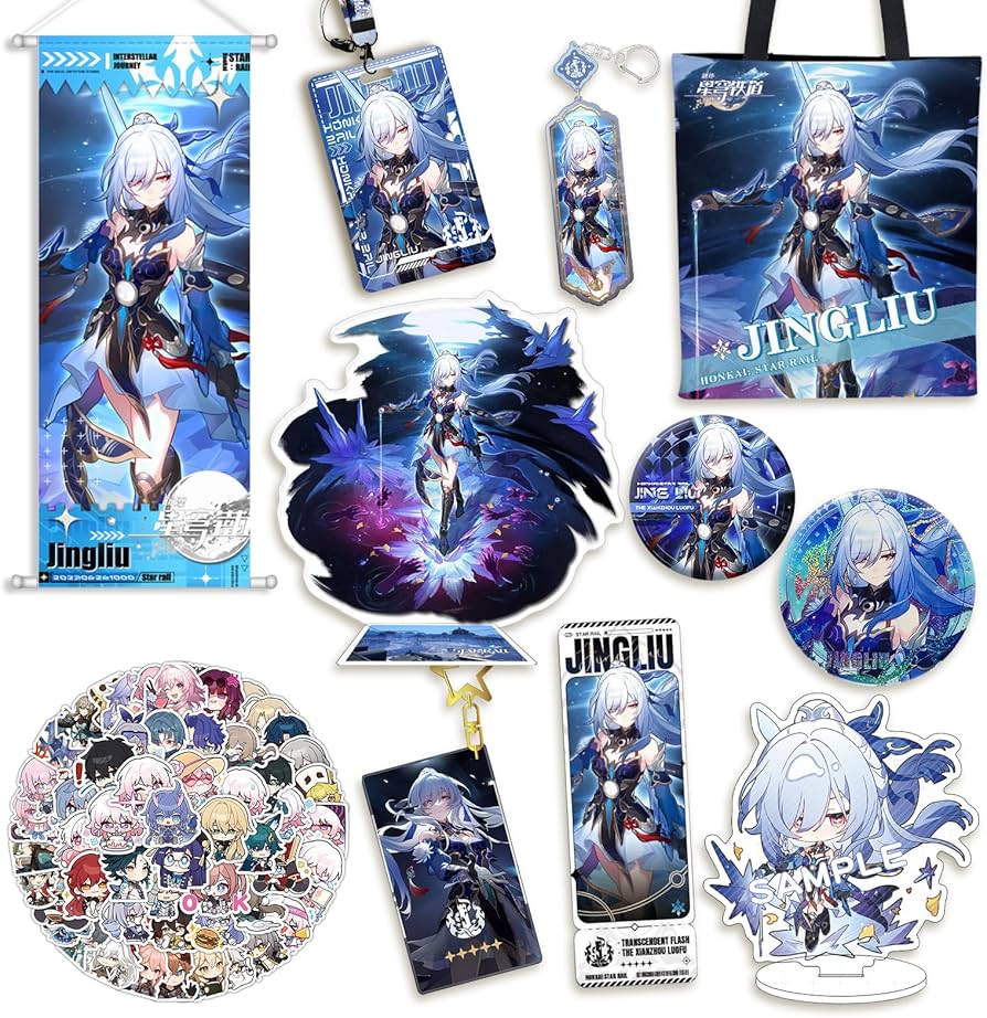 Amazon.co.jp: DIROLVON 鏡流 グッズ セット 崩壊スターレイル 福袋