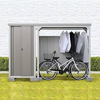 Amazon | グリーンライフ サイクルハウス サイクルポート 自転車置き場