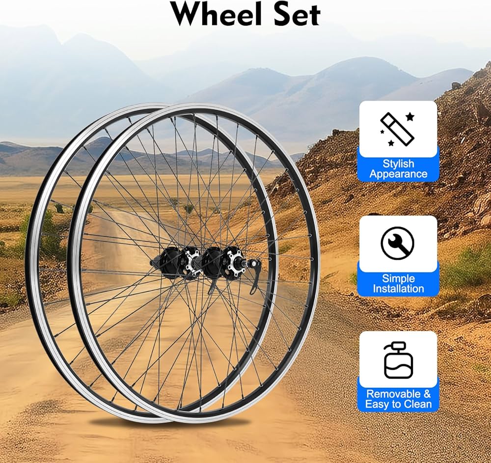 Amazon | マウンテンバイクホイールセット 29インチ アルミ合金リム