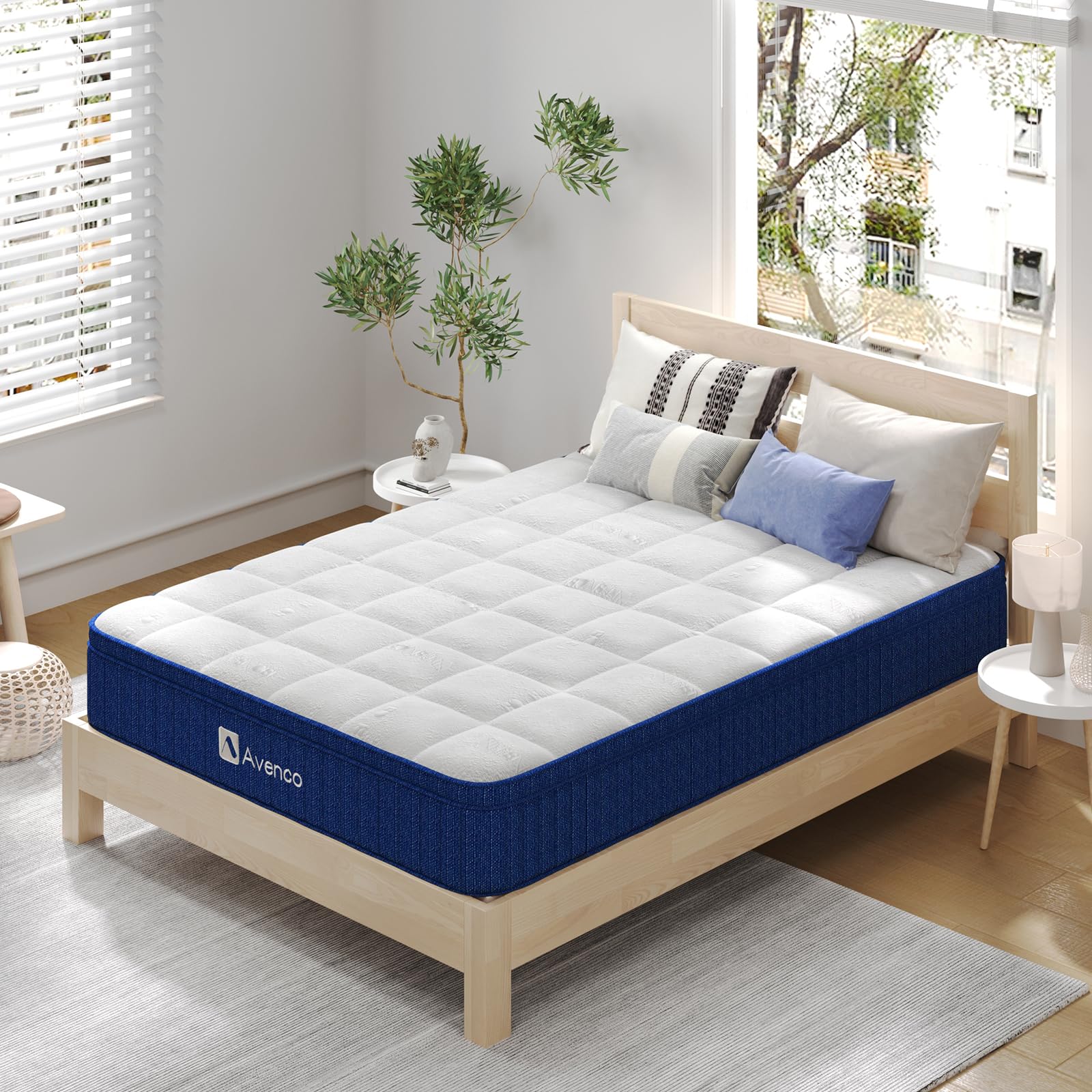 Amazon｜Avenco マットレス シングル 厚さ26cm ポケットコイル
