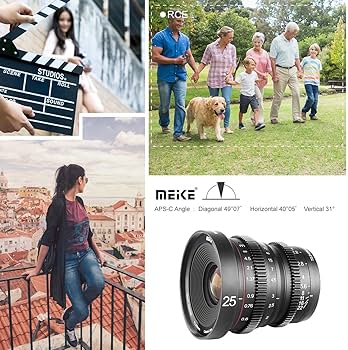 Amazon | Meike MK-25mm T2.2大口径マニュアルフォーカスプライムミニ