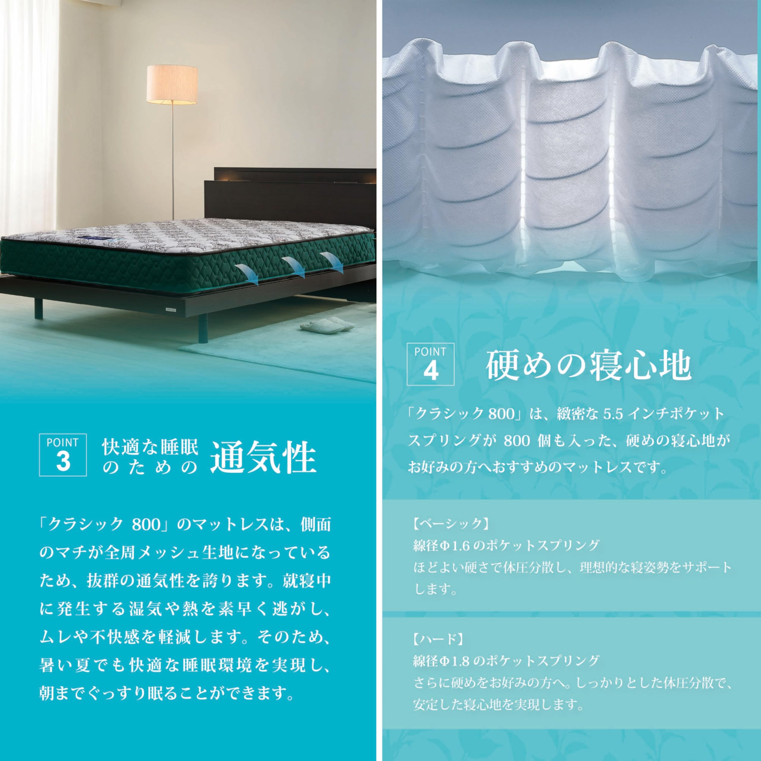 Amazon.co.jp: 東京ベッド（TOKYO BED)ポケットコイルマットレス5.5