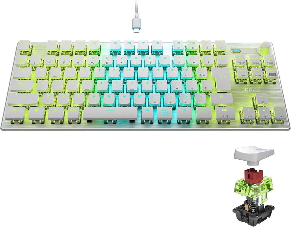 Amazon.co.jp: ROCCAT VULCAN TKL Pro USB ゲーミングキーボード 日本