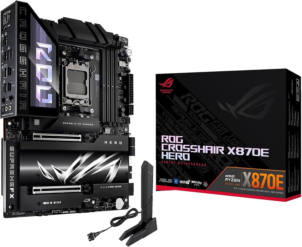 Amazon | ASUS ROG CROSSHAIR X870E HERO AMD Ryzen 9000 シリーズ AM5