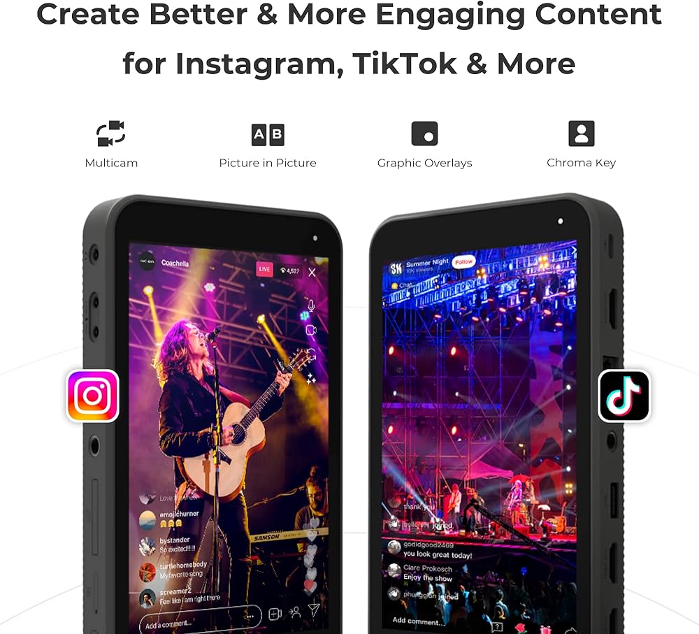 Amazon | YoloLiv Instream, 究極のオールインワン縦型ライブ動画配信