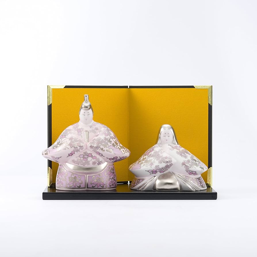 Amazon.co.jp: ARITA PORCELAIN LAB 雛人形 ぼんぼりなし （屏風 台付