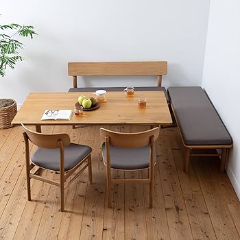 Amazon｜無印良品 木製リビングダイニングテーブル 幅150×奥行80×高さ