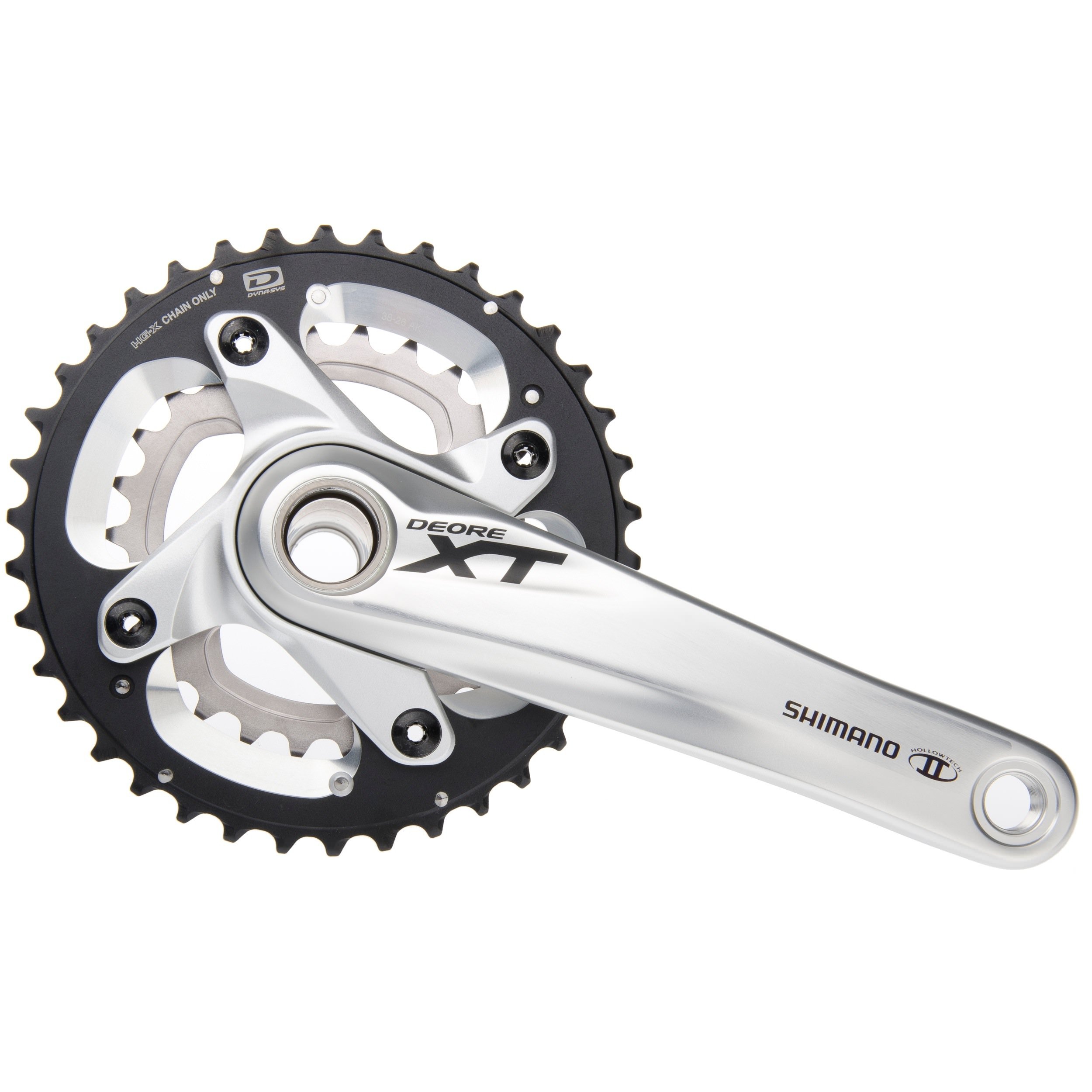 Shimano Deore XT M785 38-24クランクセット 10s用 Shimano Deore XT